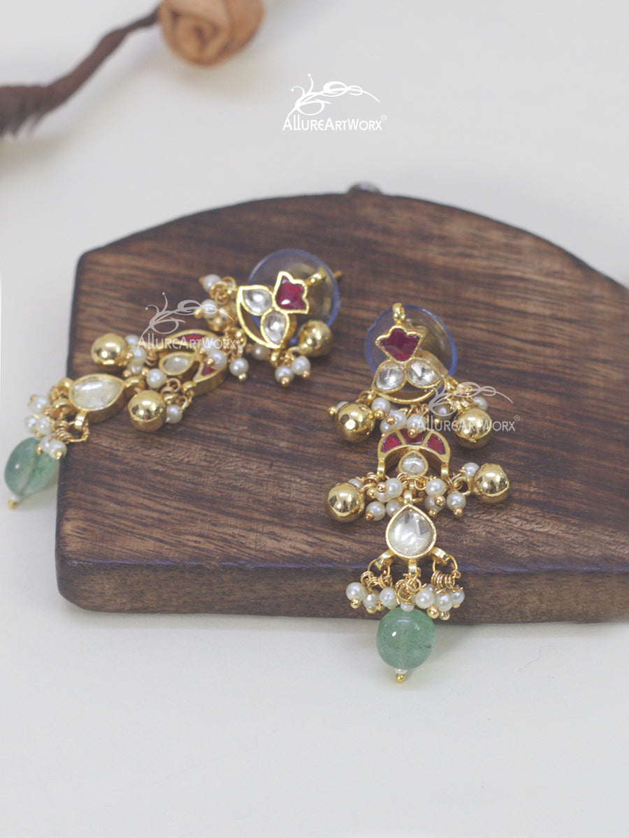 Jadau Earrings